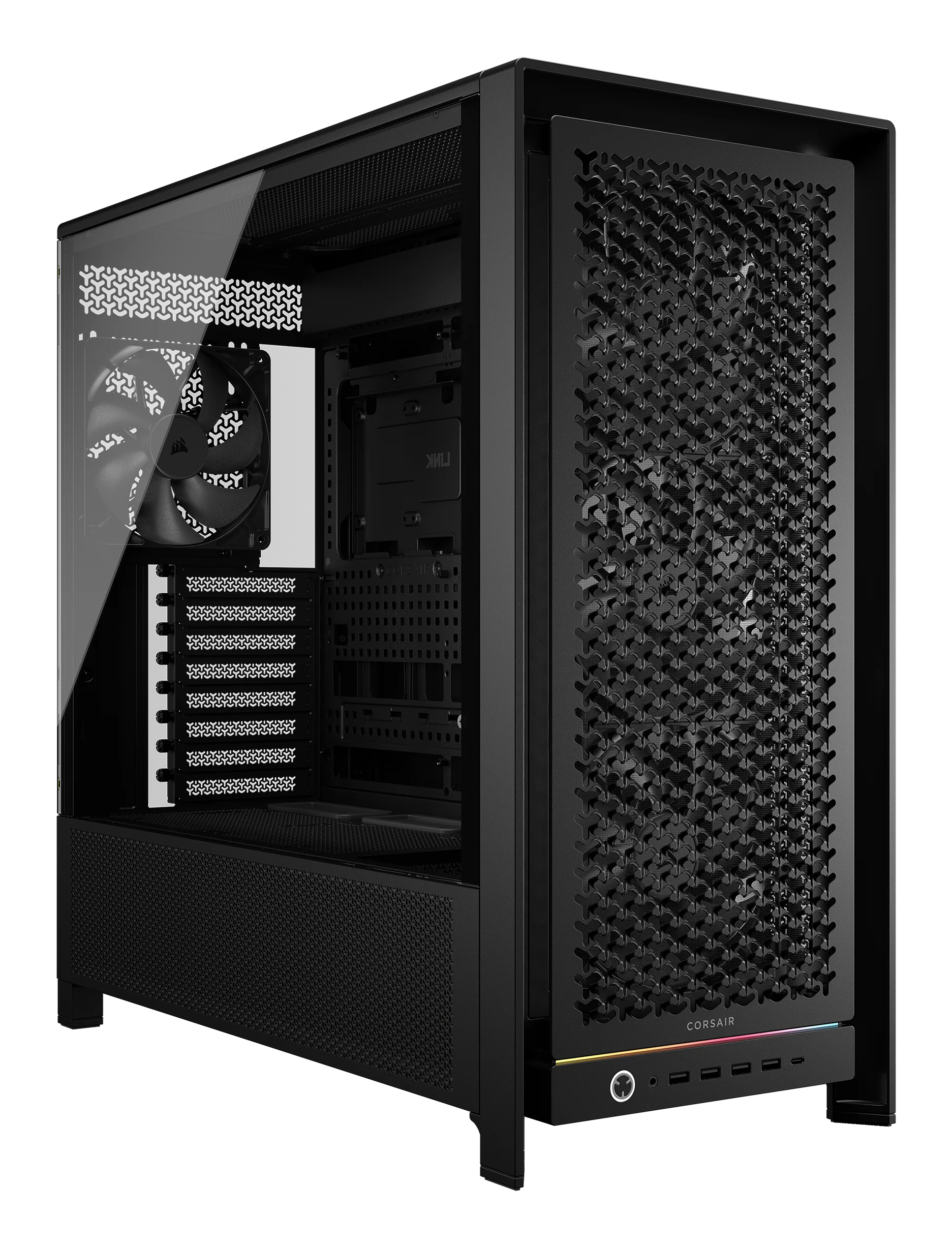 Midi FRAME 5000D Airflow Case, Black