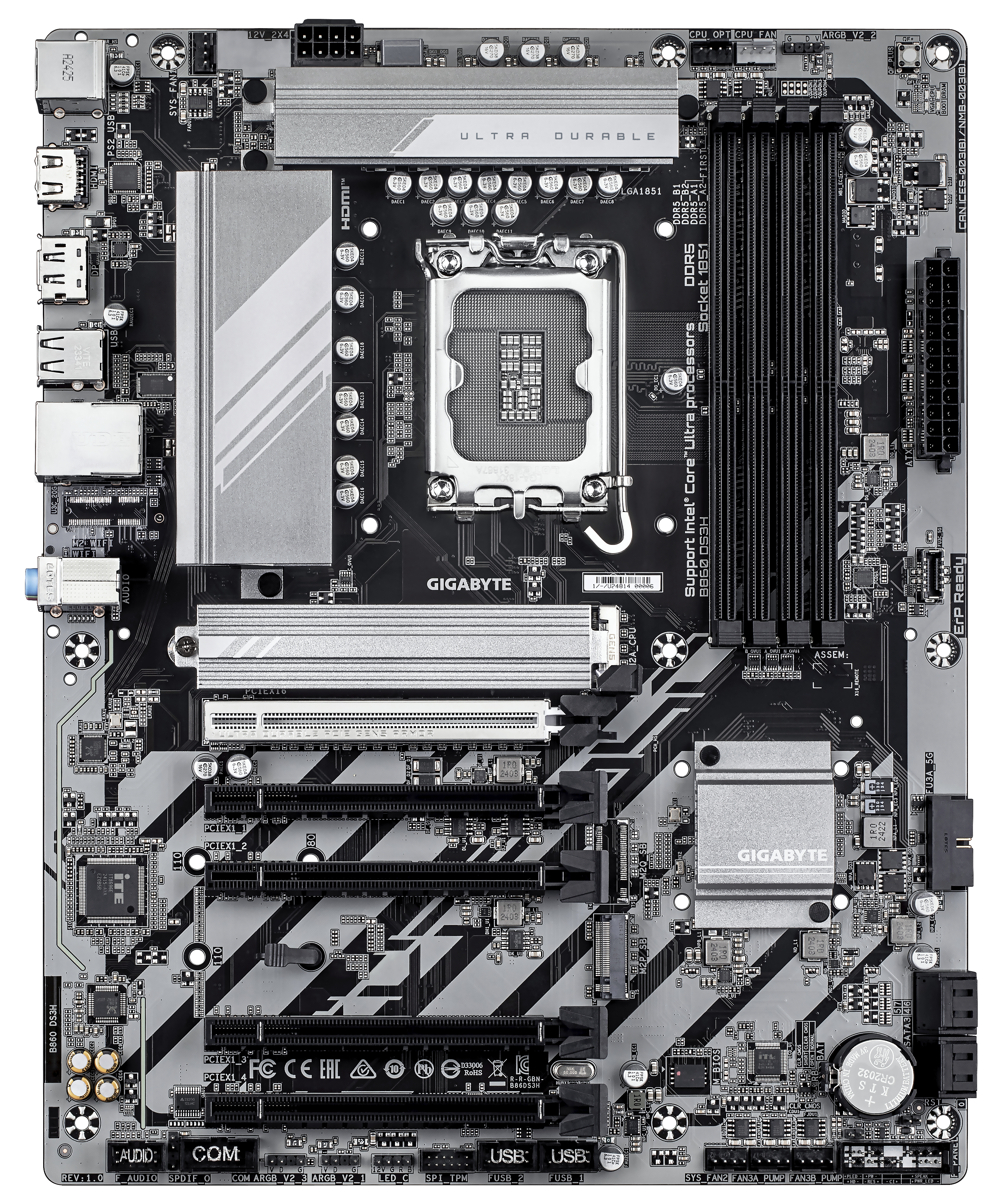 B860 DS3H                   (B860,S1851,ATX,DDR5)