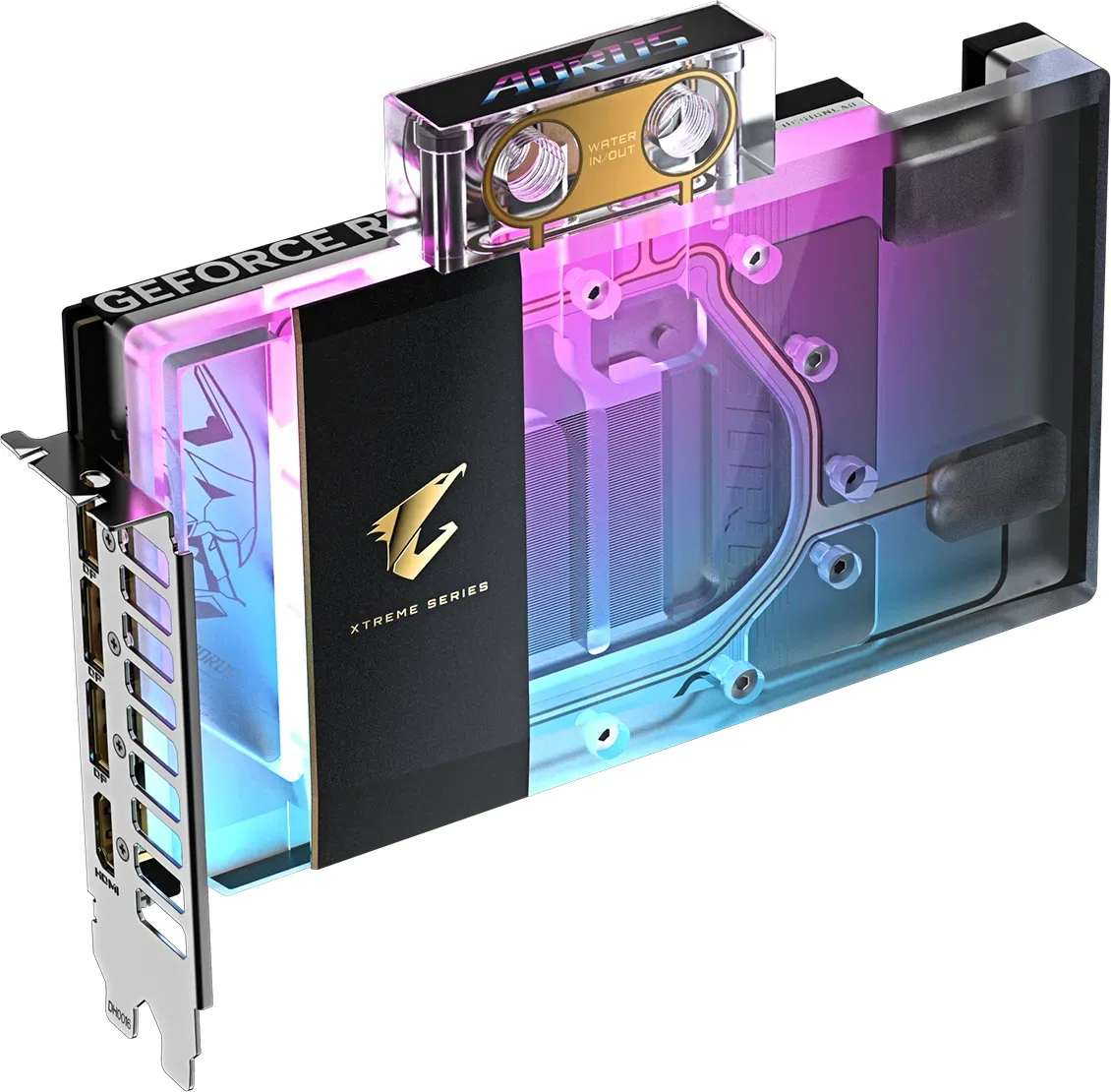 GeForce RTX 5080 Aorus Xtreme Waterforce WB 16GB GDDR7 HDMI 3x DP