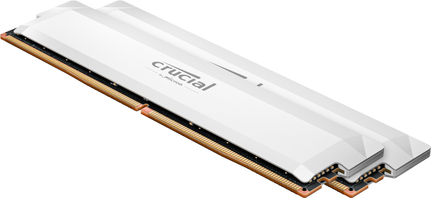 DDR5 64GB PC 6400 CL36 KIT (2x32GB) Crucial Pro white i intern retail