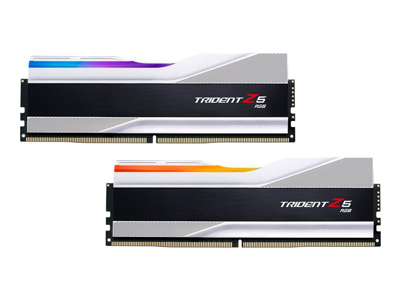 2x 32GB (64GB Kit) DDR5-6000 G.Skill Trident Z5 RGB silber CL30 (Intel XMP)