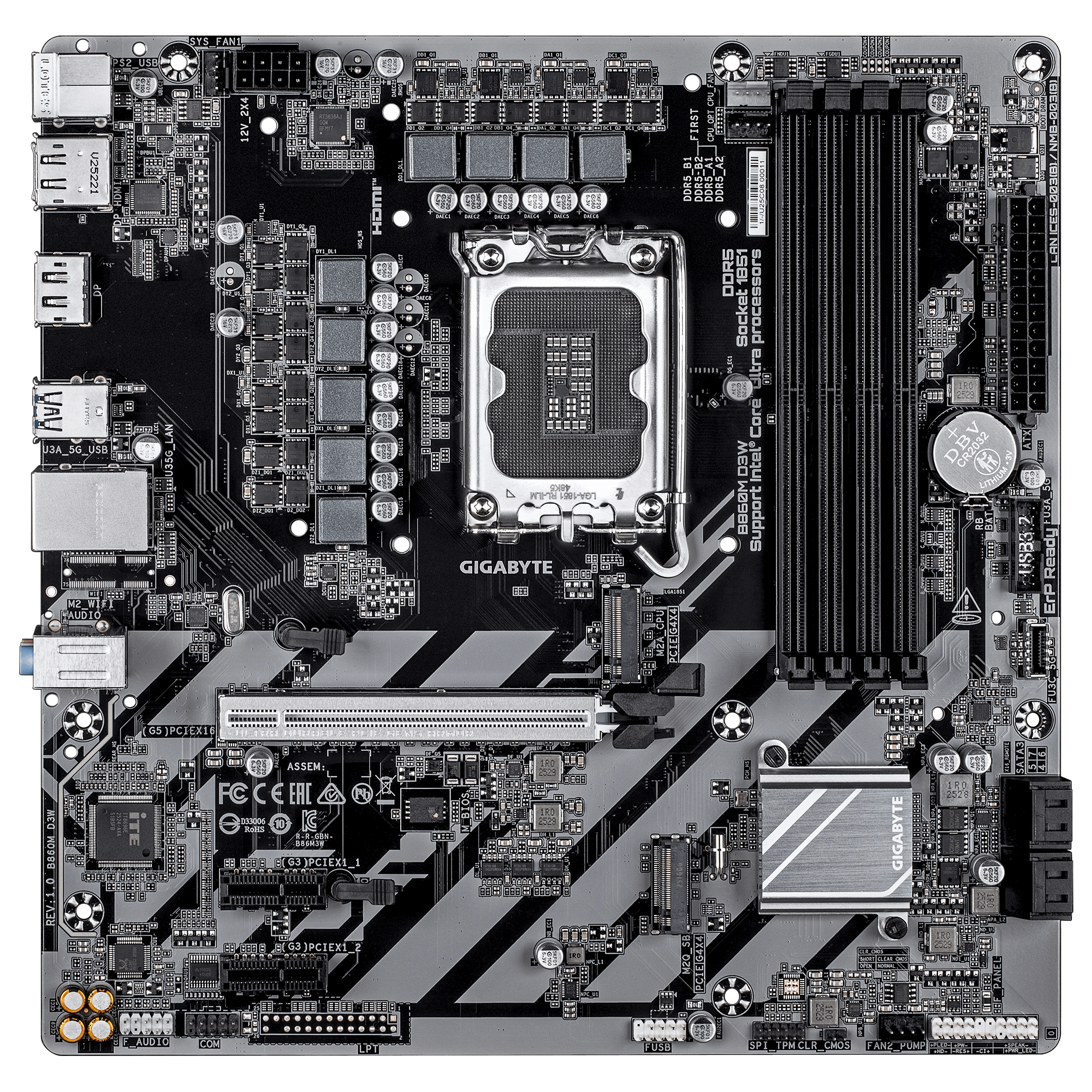 B860M D3W                   (B860,S1851,mATX,DDR5
