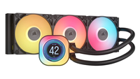 iCUE LINK Titan 360 RX LCD RGB schwarz 360mm AIO-Wasserkühlung