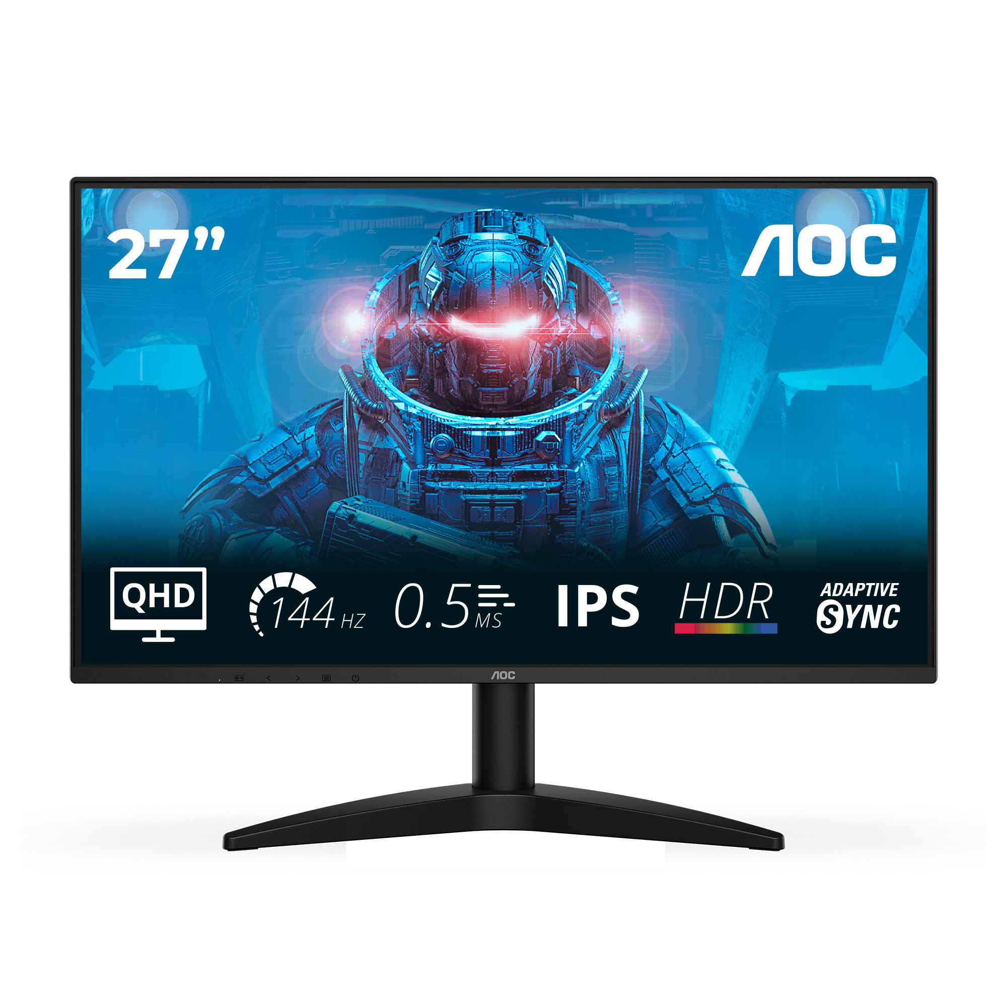 Monitor | 27" | Q27B36X | 2560 x 1440 WQHD | 144 Hz | IPS | 300 cd/m²