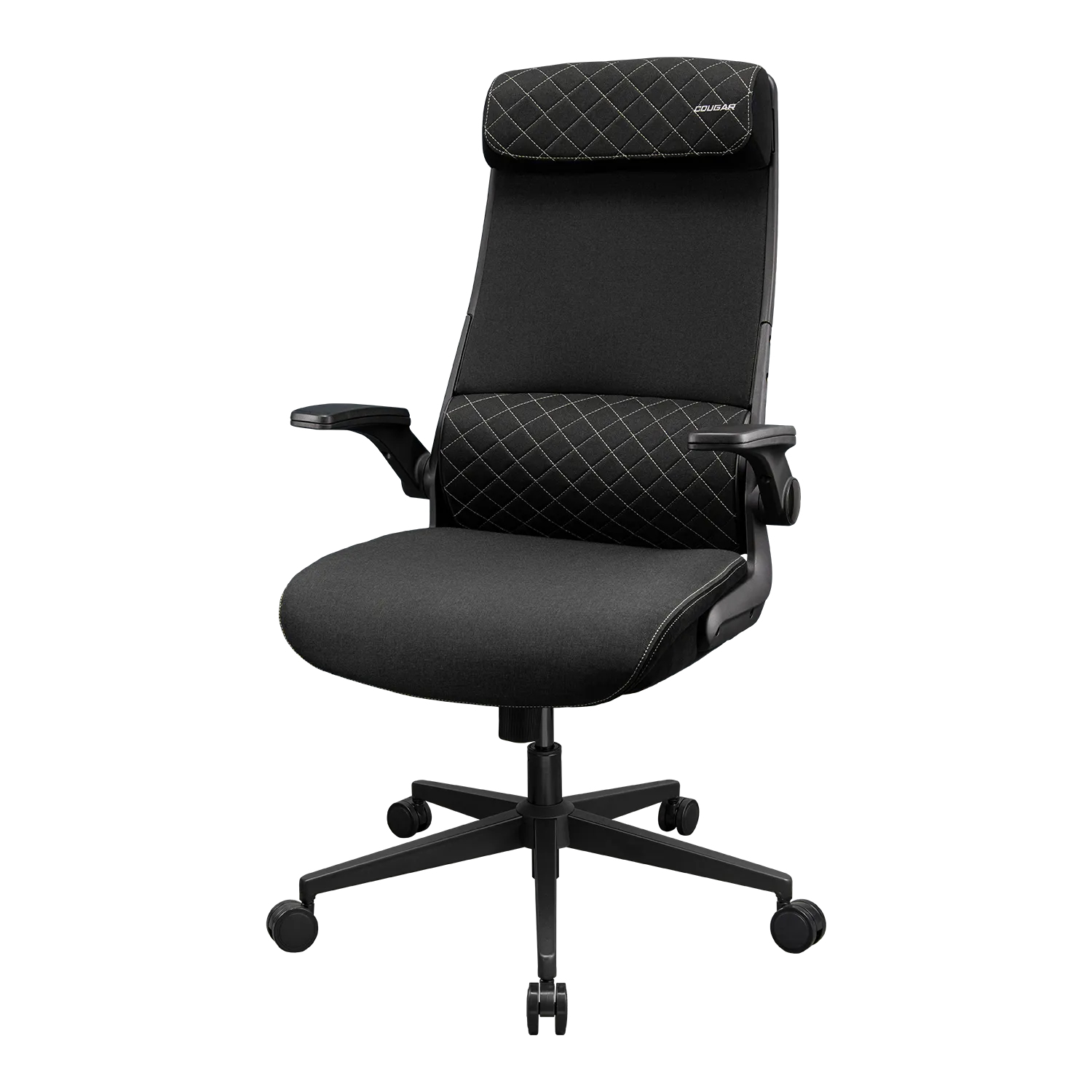 Gaming/Office-Stuhl Stryder – ergonomischer Stoff-Bürostuhl – Schwarz
