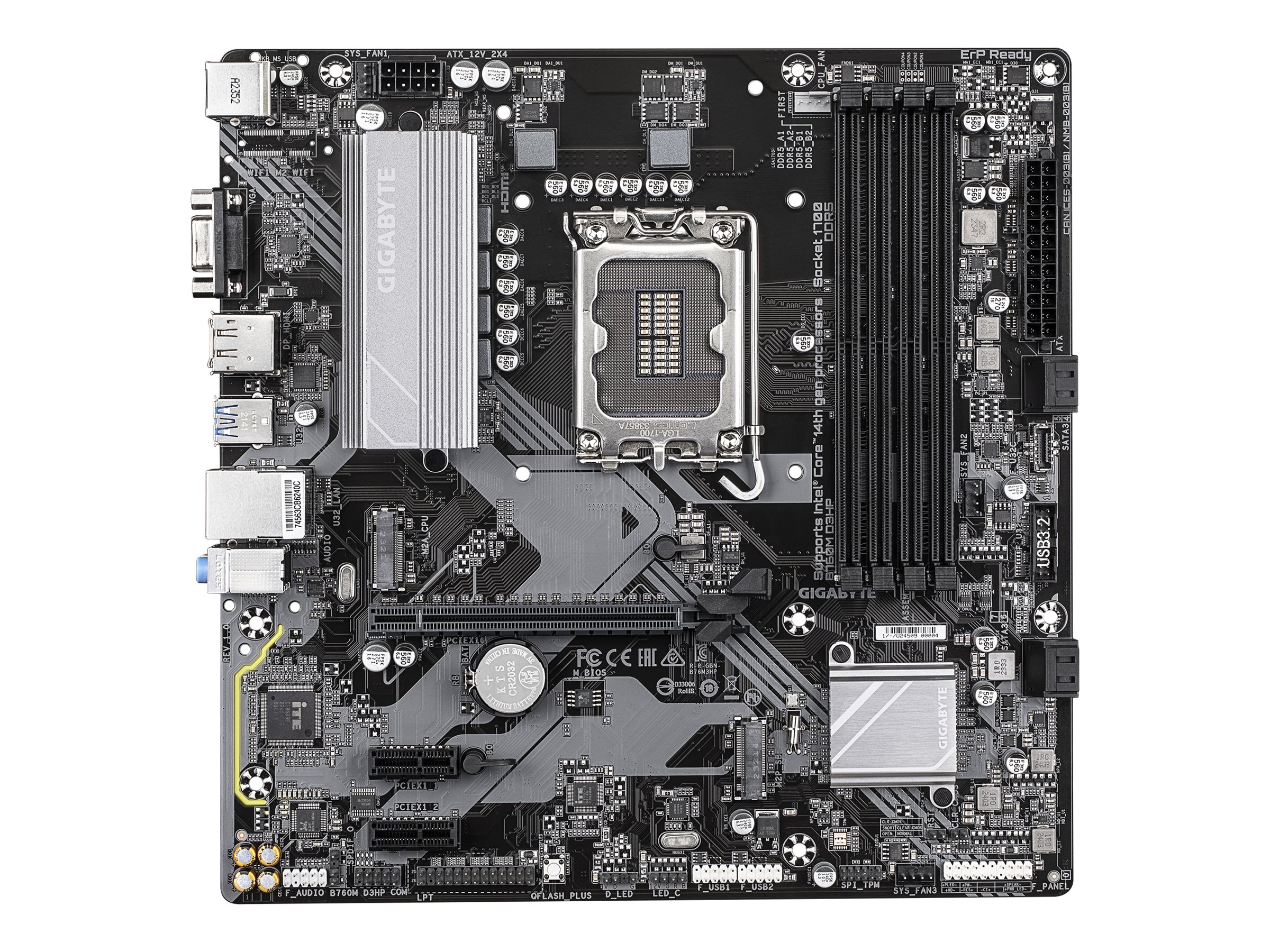 B760M D3HP                  (B760,S1700,mATX,DDR5)