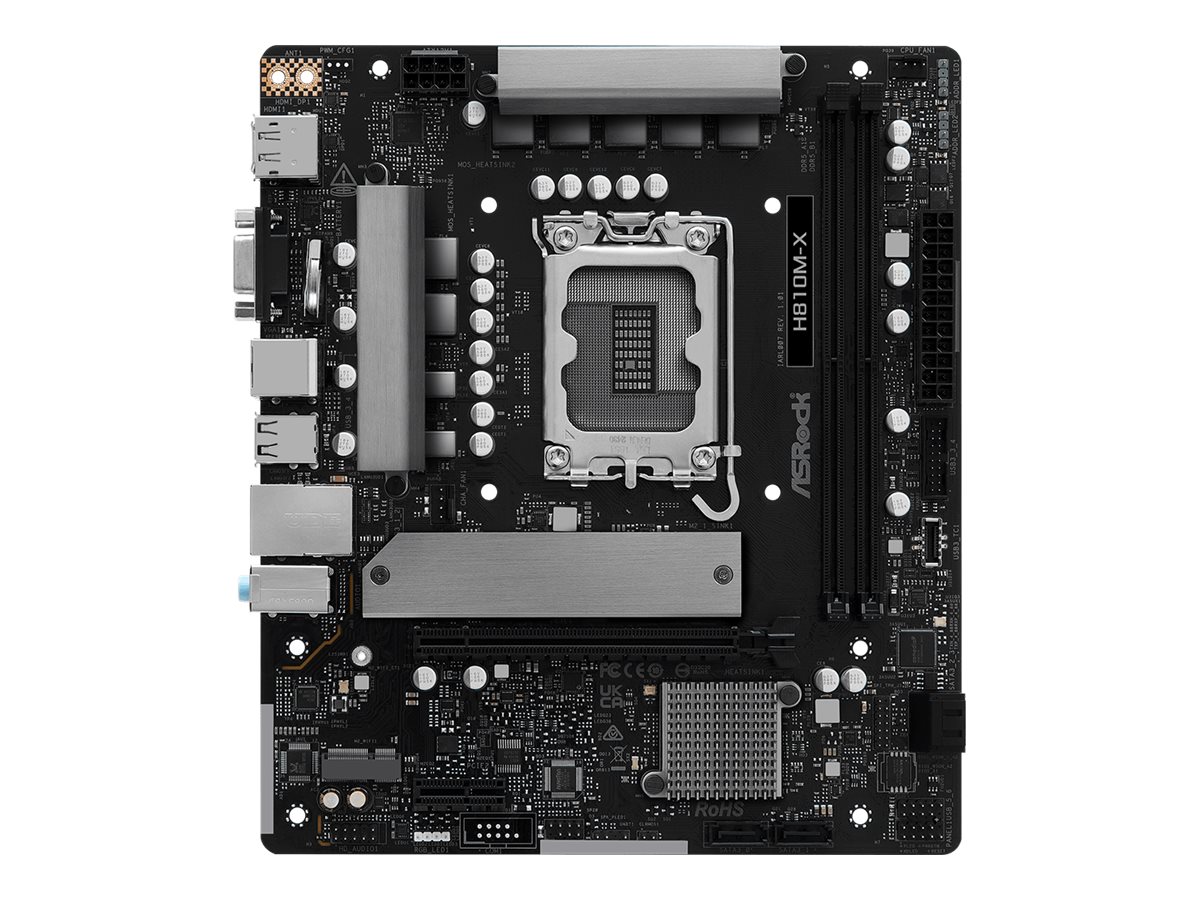 H810M-X                  1851 mATX HDMI/DP       DDR5