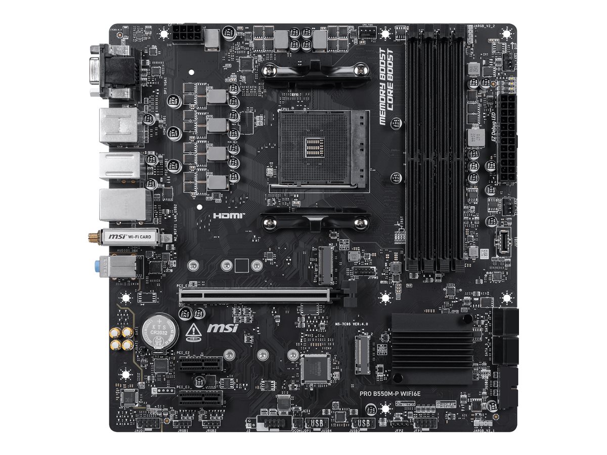 B550M-P WiFi6E                   (B550,AM4,mATX,AMD)
