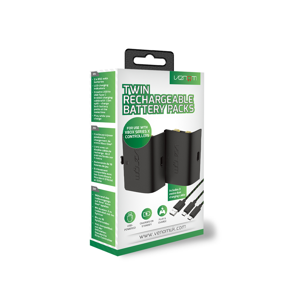 Rechargeable Battery Twin Pack Black               PS5