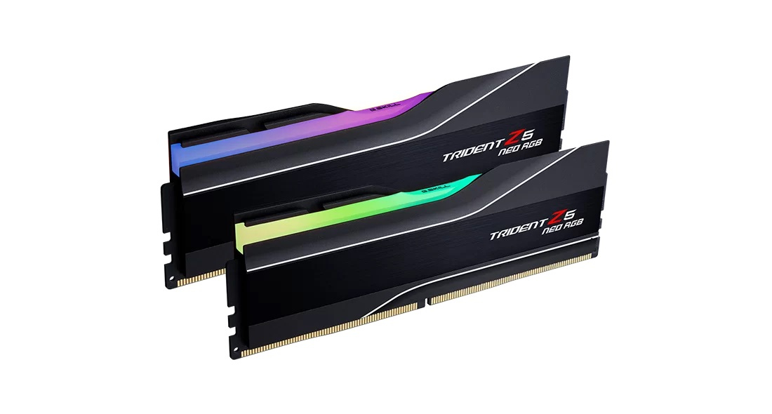 64GB DDR5-6000 G.Skill Trident Z NEO RGB schwarz CL32 (2x 32GB) (AMD EXPO)