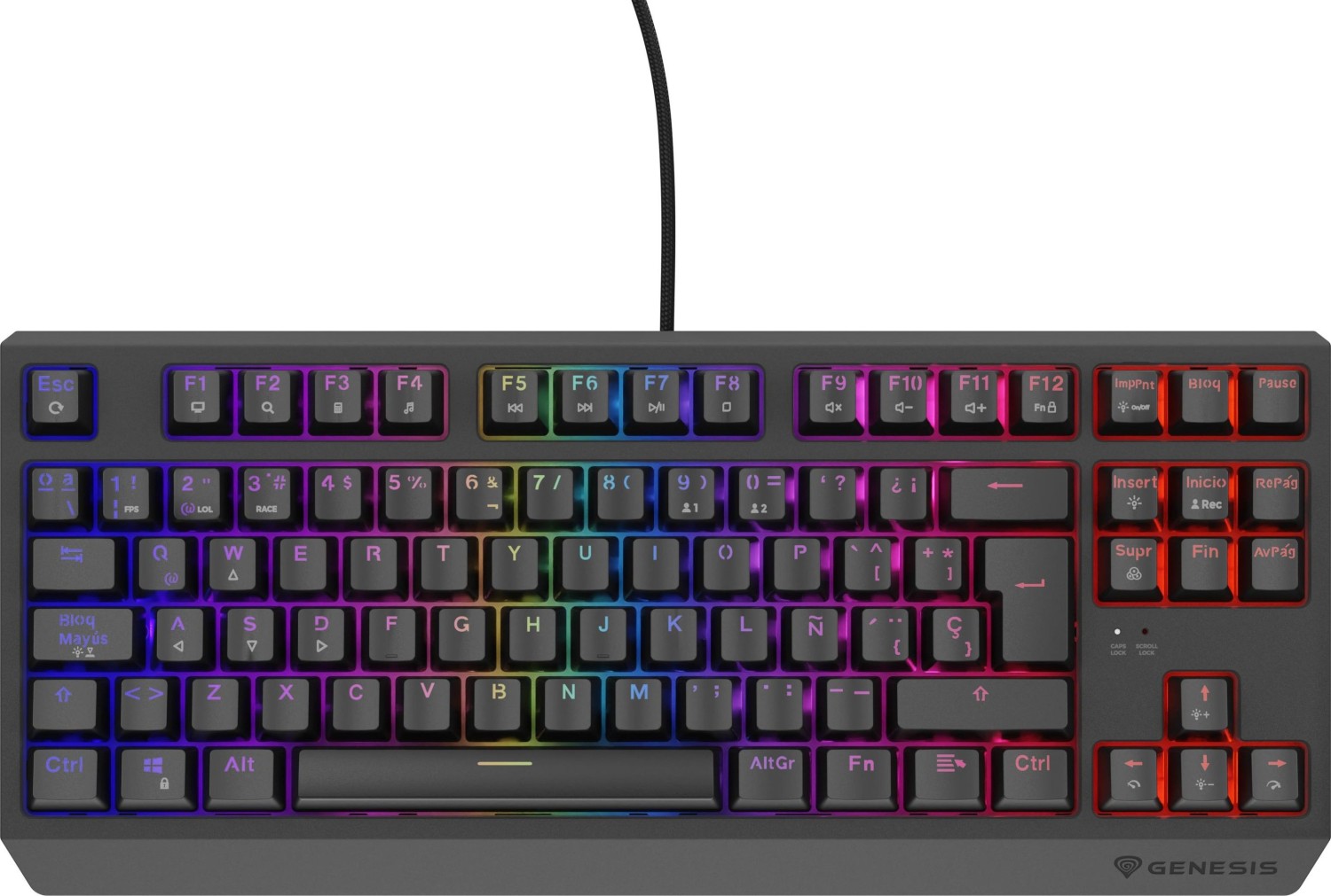 THOR 230 TKL - RGB - Gaote Outemu Red - Kabelgebunden