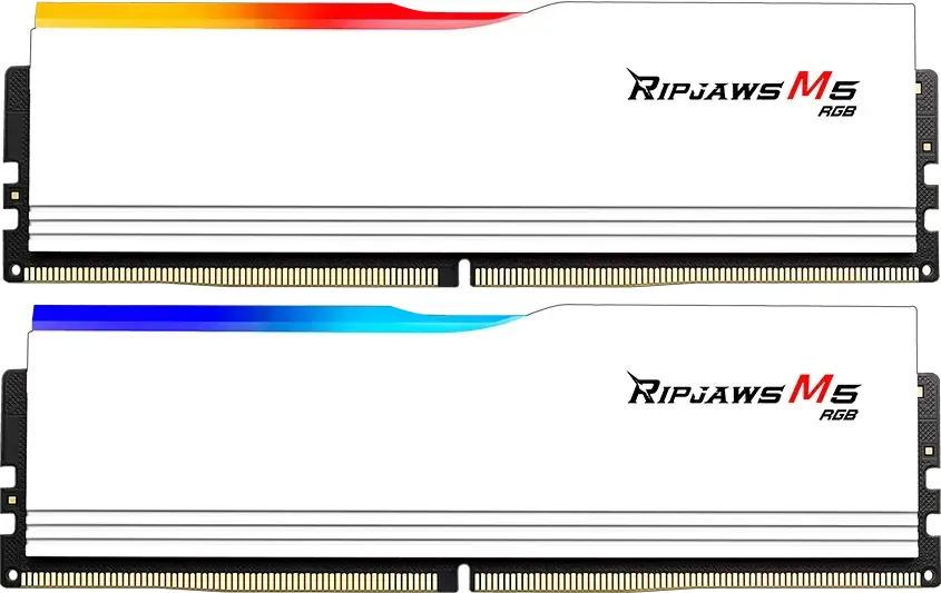 2x 16GB (32GB Kit) DDR5-6000 G.Skill RipJaws M5 RGB weiß CL36 (Intel XMP)