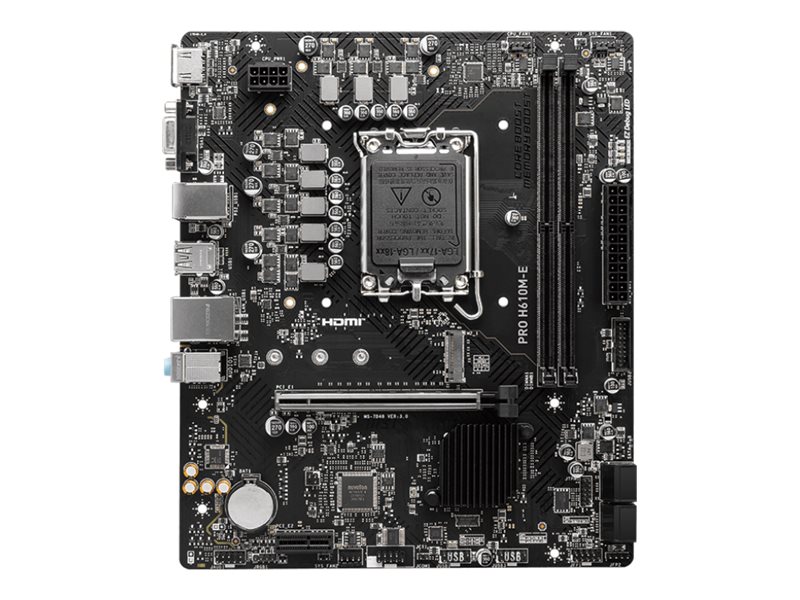 PRO H610M-E                      (H610,S1700,mATX,DDR5)