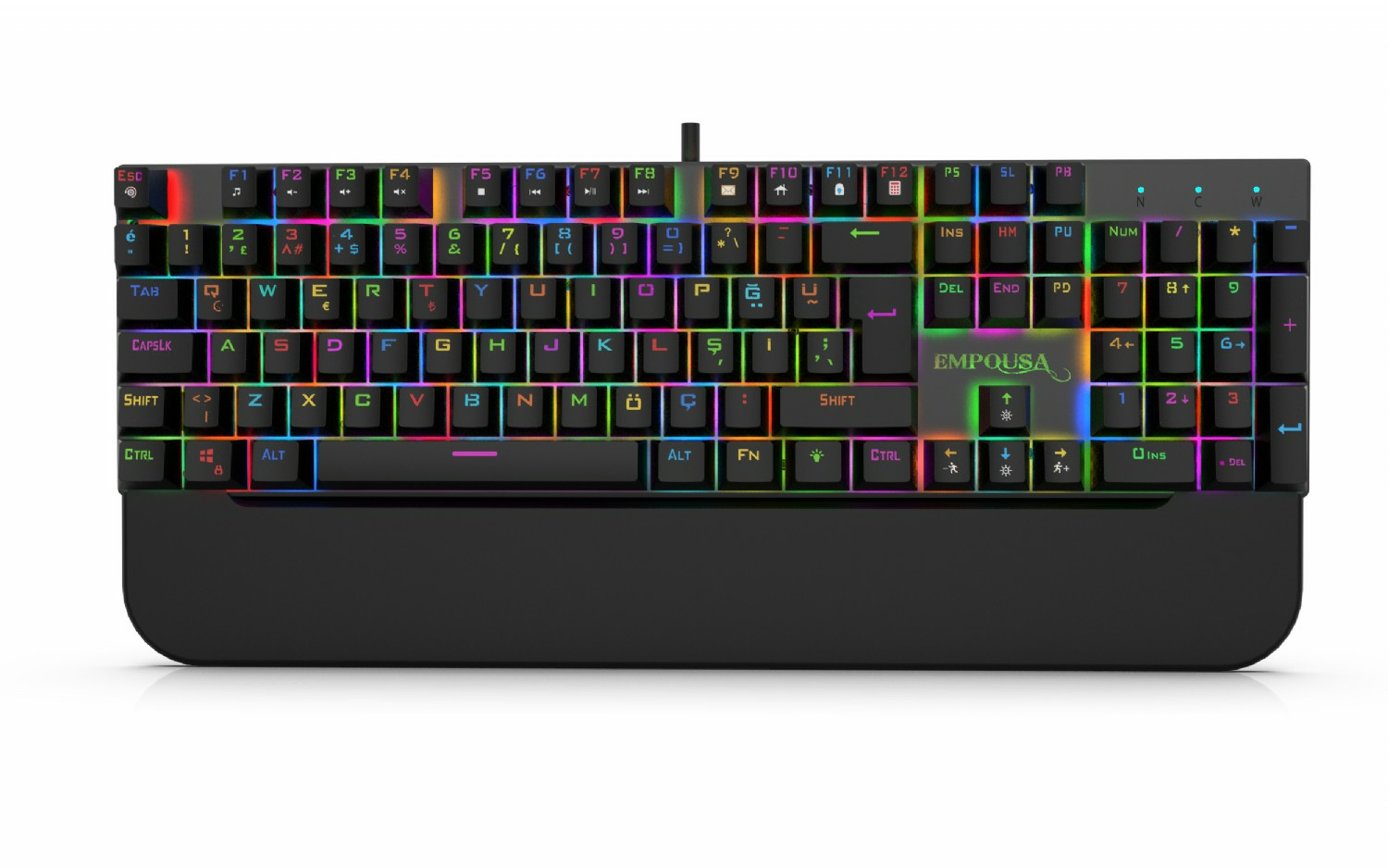 Gaming Tastatur RGB/RedSwitch/USB 1.50m schwarz