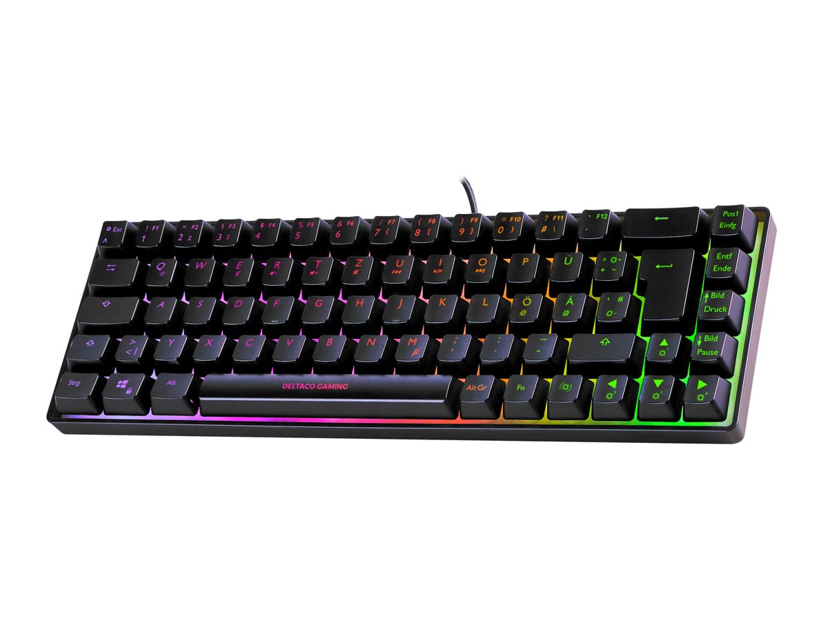 Gaming Tastatur DK240 mini 60% USB, RGB, schwarz