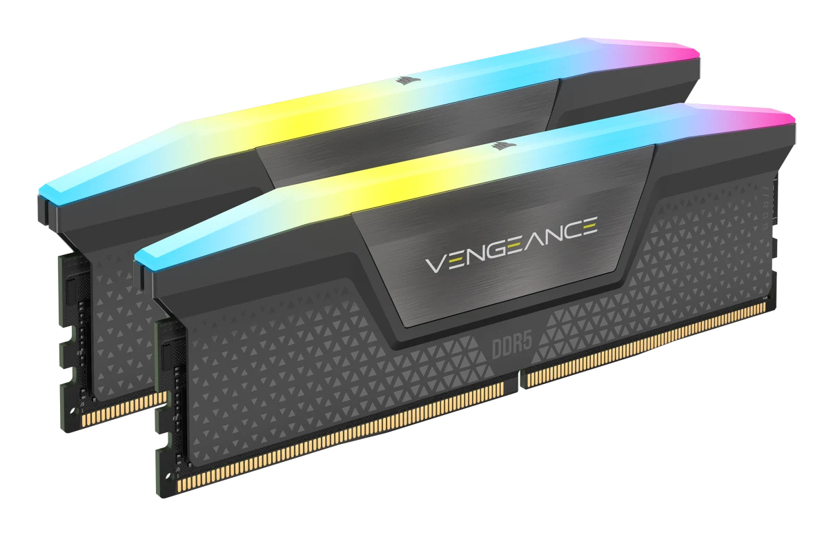 DDR5  32GB PC 6000 CL38 CORSAIR KIT (2x16GB) VENGEANCE RGB retail