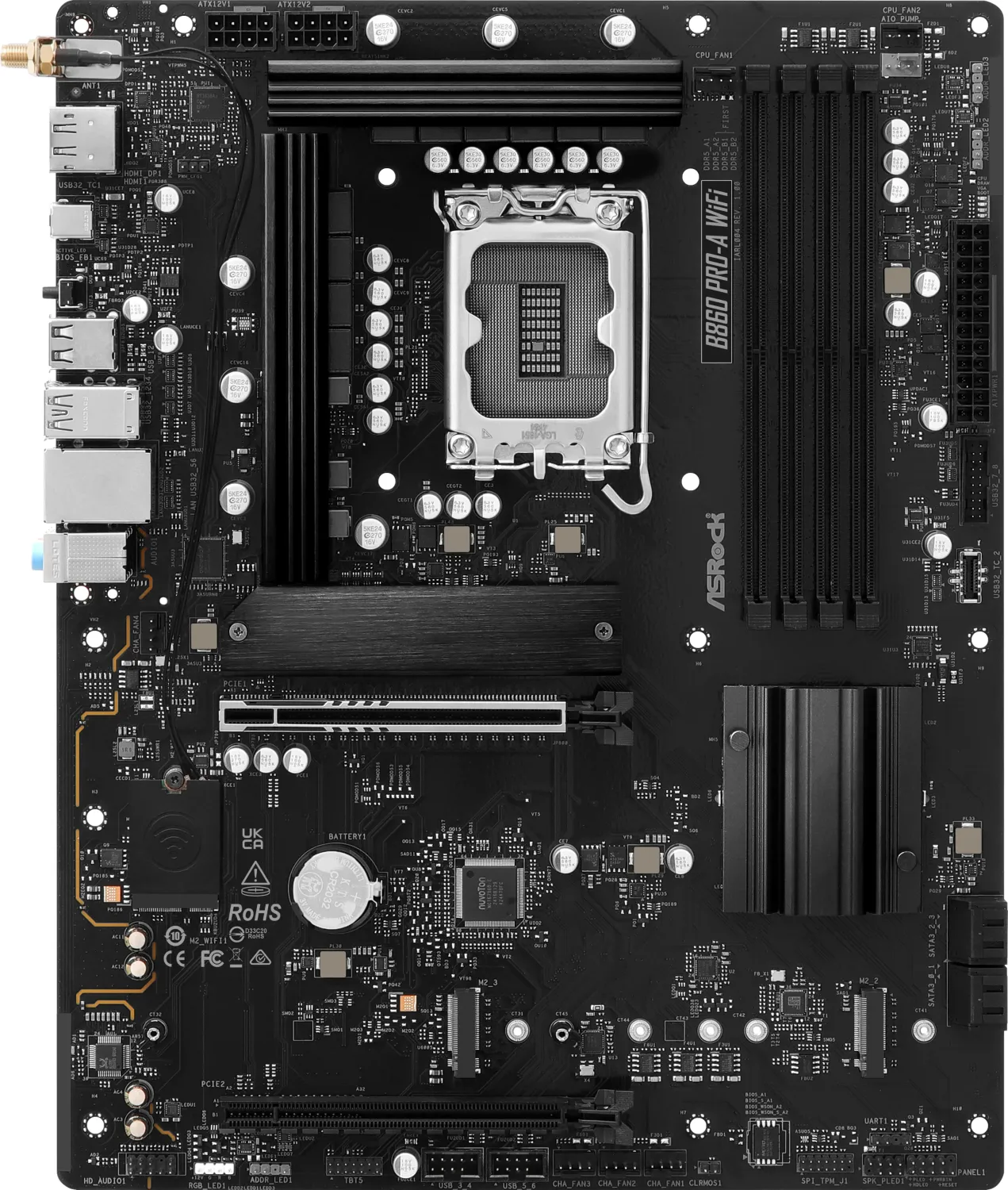 AsRock B860 Pro-A WiFi - Intel B860 - So. 1851 - ATX