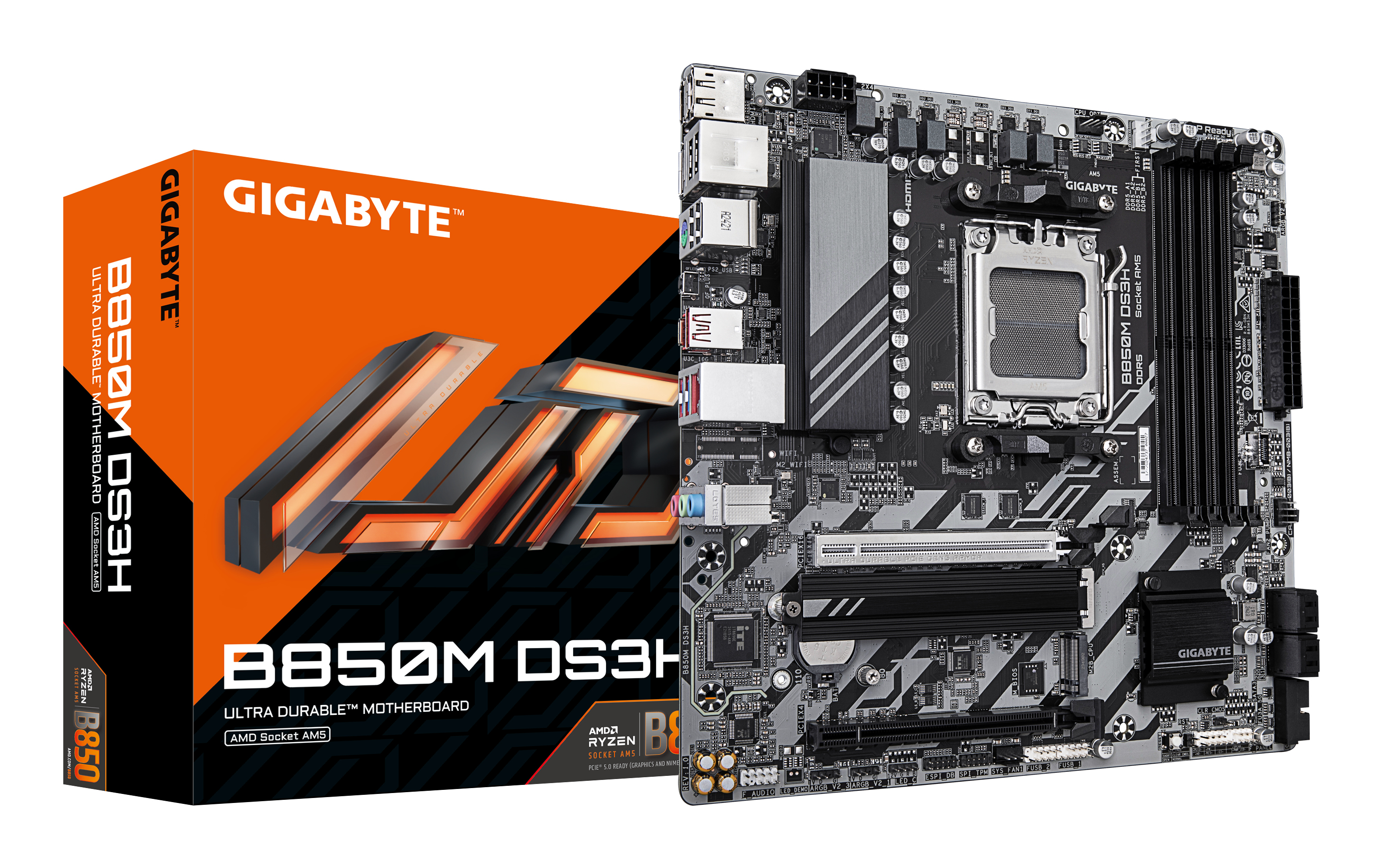 B850M DS3H                  (B850,AM5,mATX,DDR5)