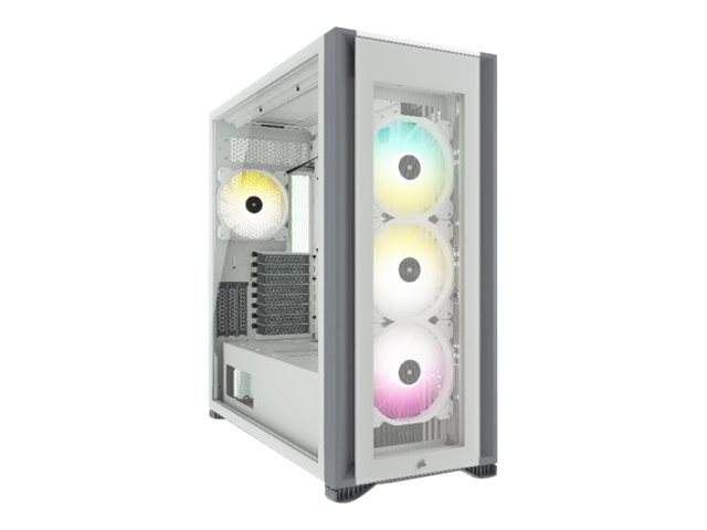 iCUE 7000X RGB - Weiß - Glasfenster