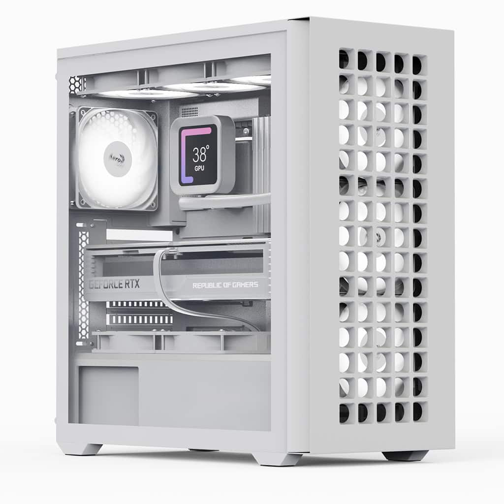 D502A V1 | ATX Mid Tower | Weiß | Mesh | 4× ARGB | USB-C