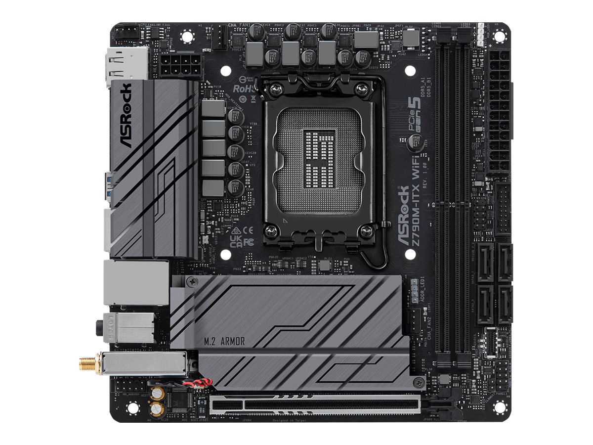 AsRock Z790M-ITX WIFI (DDR5) - Intel Z790 - So. 1700 - ITX